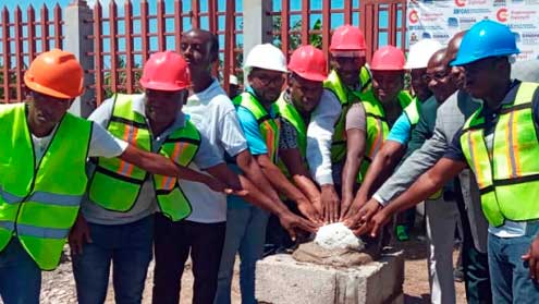 mejora de la red de distribución de agua de Haití