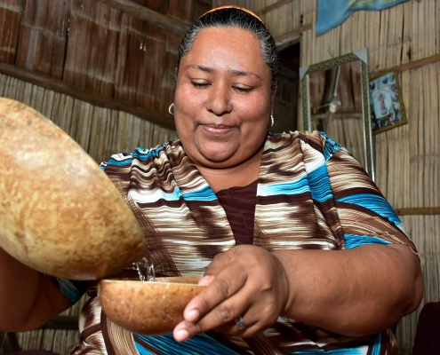 Woman in Ecuador